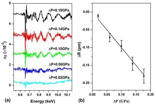 高压调制XAFS实验方法研究