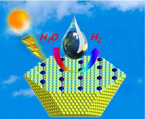 硫化镉表面台阶修饰的单原子作为电子泵增强光催化活性