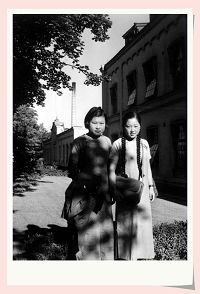 1937年，何怡贞探望正在德国留学的何泽慧。